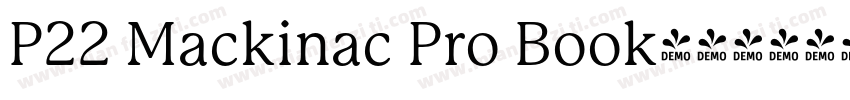 P22 Mackinac Pro Book字体转换
